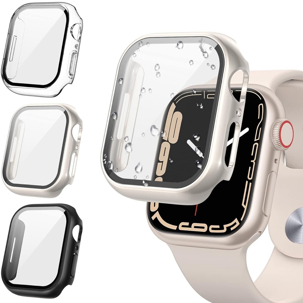 Pack of three Apple Watch face covers. Add to any bundle for free